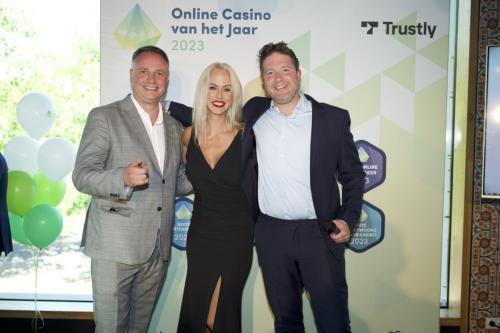 Organisatie Online Casino van het Jaar (Armijn Meijer, Jaimy Isarin, Frank Op de Woerd)
